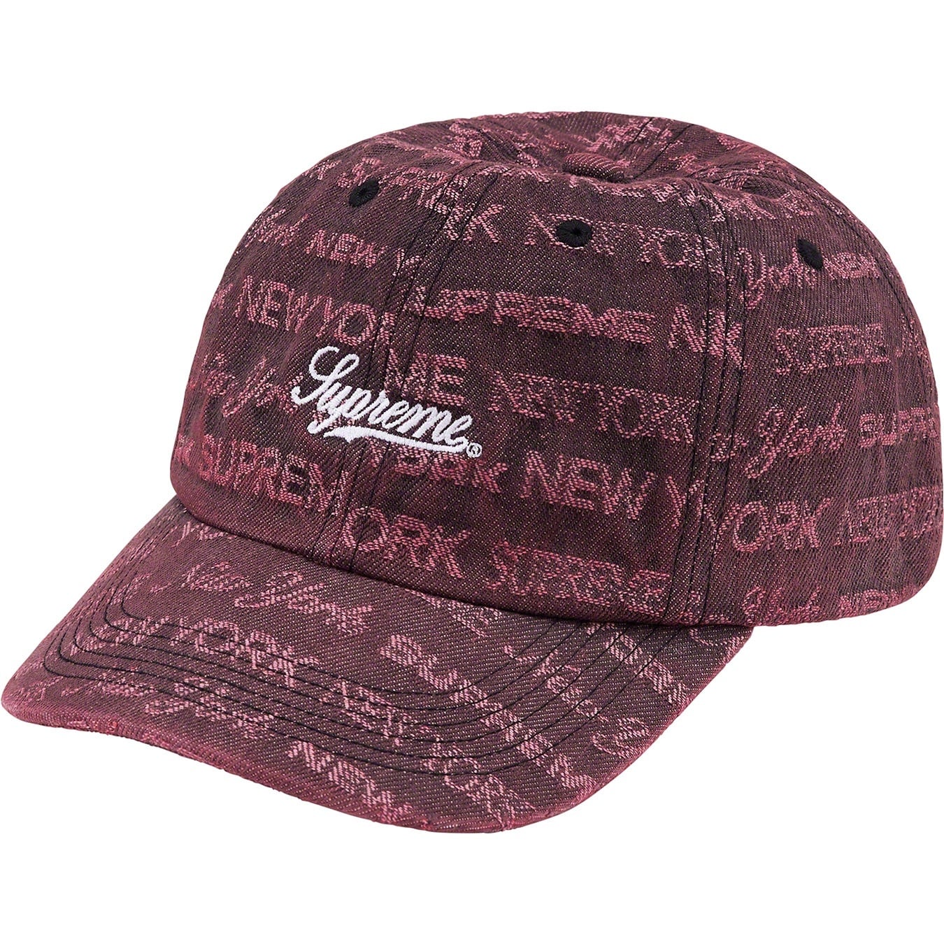 Multi Type Jacquard Denim 6-Panel view 6